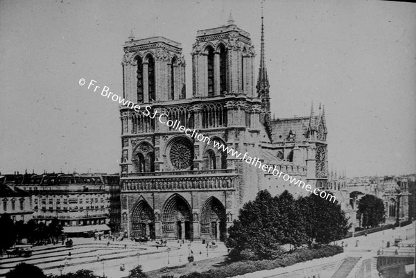 CATHEDRAL OF NOTRE DAME EXTERIOR